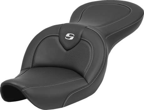 SADDLEMEN Roadsofa* Seat - without Backrest - Carbon Fiber - FXDWG '96-'23 896-05-185