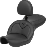 SADDLEMEN Roadsofa* Seat - with Backrest - Black - FXDWG '96-'23 896-05-187BR