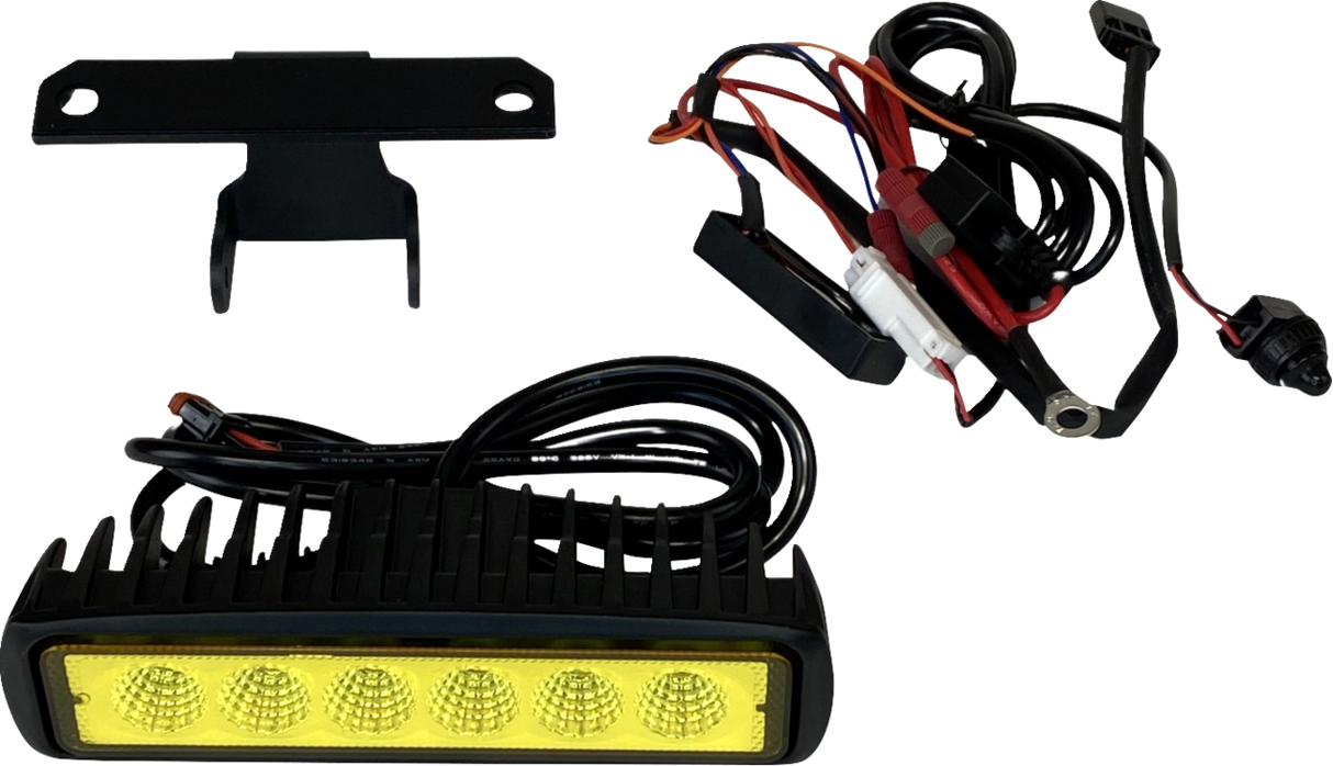 Custom Dynamics LED Light Bar - Yellow - Road Glide RG-LB-Y-KIT - Cycle City Outdoors