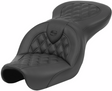 SADDLEMEN Roadsofa* Seat - Lattice Stitch - without Backrest - FXD '04-'05 804-04-182