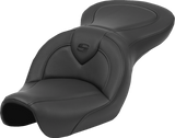SADDLEMEN Roadsofa* Seat - Black Stitch - without Backrest - FXD '04-'05 804-04-187