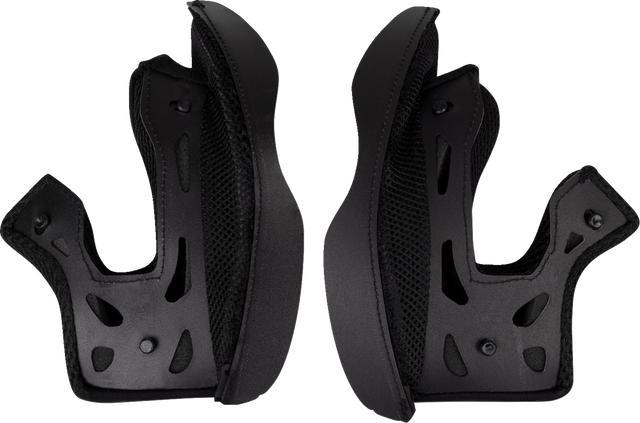 MOOSE RACING Air Intake Cheek Pads - Black - XS 0134-3195 - Cycle City Outdoors