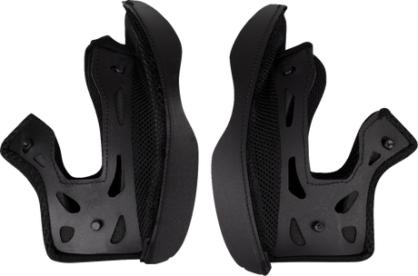 MOOSE RACING Air Intake Cheek Pads - Black - Small 0134-3196 - Cycle City Outdoors