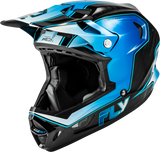 Werx R Flow Carbon Helmet Black Carbon/Blue/White Xs
