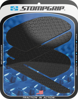 STOMPGRIP 55-14-0108B Tank Grips - Icon - Black - Kawasaki - Ninja '15-'25 | Street