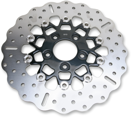 EBC Custom Stainless Steel Rear Brake Rotor - RSD018CBLK (Harley-Davidson 2000–2023)