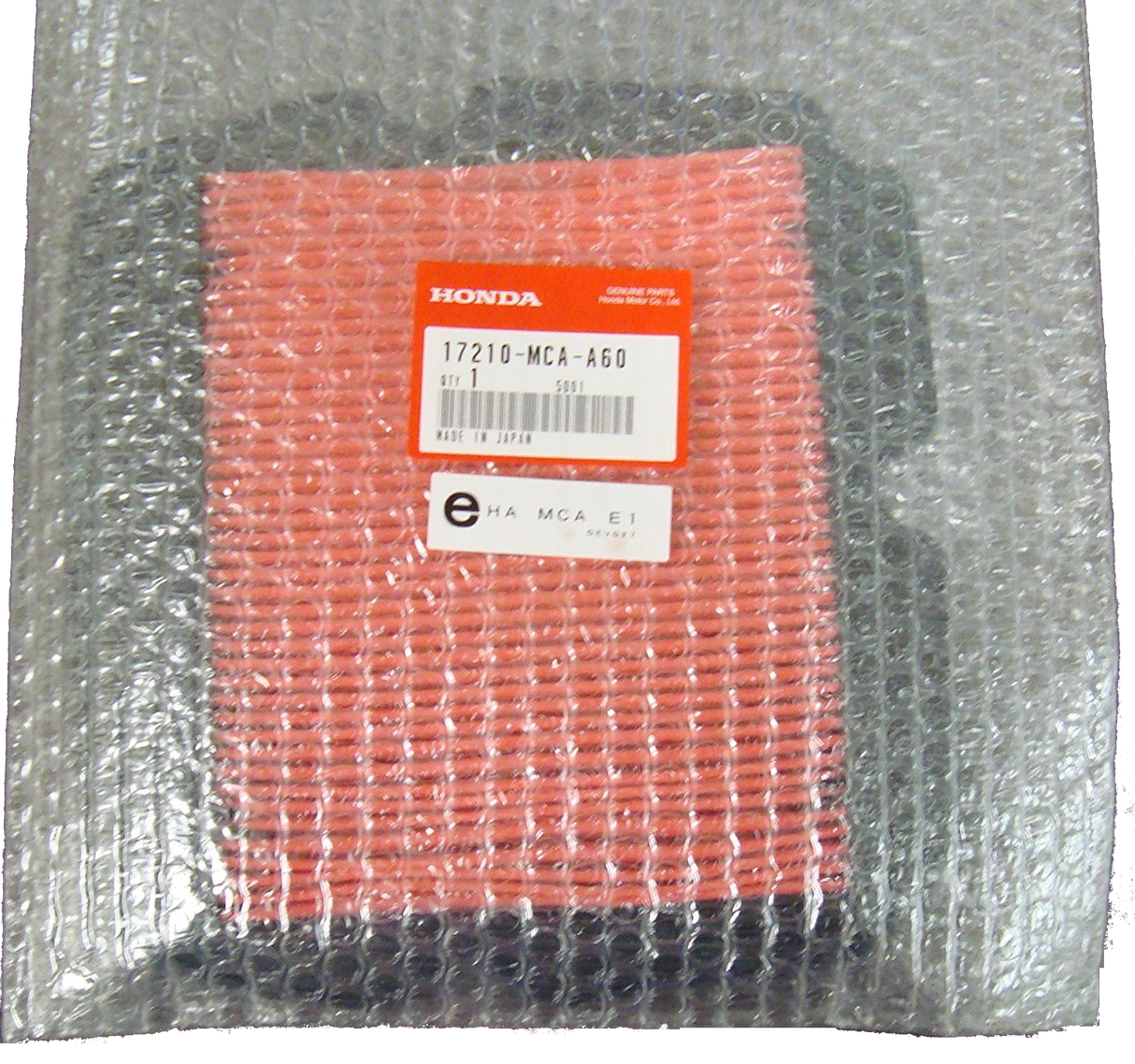 Honda Air Filter for Gold Wing GL1800 Part # 17210-MCA-A60