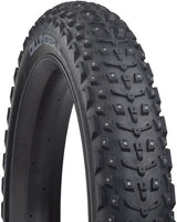 45NRTH Dillinger 5 Studded Fat Bike Tire - 26x4.6 Black | 258 Concave Carbide Aluminum Studs | 120 TPI Tubeless
