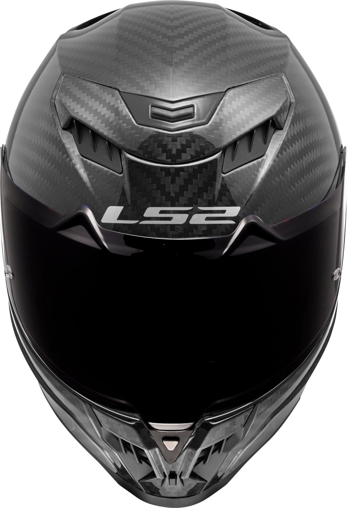 LS2 Dragon Carbon Full Face Street Helmet | Solid | Gloss Black | XS–3XL | 807-2001