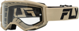 Youth Focus Goggle Khaki/Black W/ Clear Lens - Cycle City Outdoors