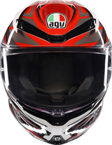 AGV K6 S Helmet - Reeval - White/Red/Gray - 2XL 2118395002-023-XXL
