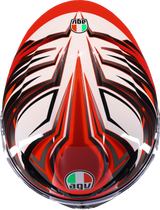 AGV K6 S Helmet - Reeval - White/Red/Gray - 2XL 2118395002-023-XXL
