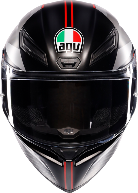 AGV K1 S Helmet - Lap - Matte Black/Gray/Red - 2XL 2118394003-034-XXL