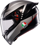 AGV K1 S Helmet - Lap - Matte Black/Gray/Red - 2XL 2118394003-034-XXL