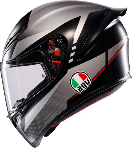 AGV K1 S Helmet - Lap - Matte Black/Gray/Red - 2XL 2118394003-034-XXL