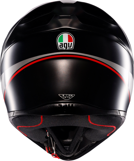 AGV K1 S Helmet - Lap - Matte Black/Gray/Red - 2XL 2118394003-034-XXL