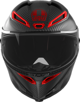 AGV Pista GP RR Helmet - Intrepido - Matte Carbon/Black/Red - Small 2118356002-019-S