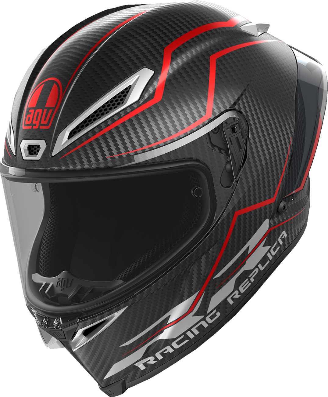 agv gp rr helmet Pista Intrepido Matte Carbon/Black/Red S so you never feel heaviness while wearing it AGV Pista GP RR Oro
