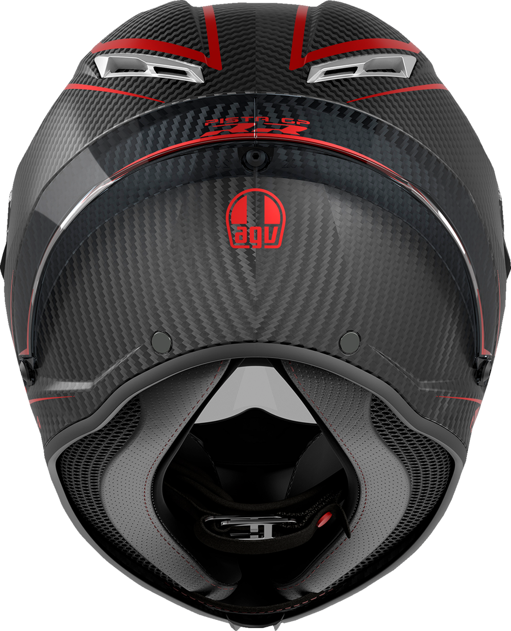 AGV Pista GP RR Helmet - Intrepido - Matte Carbon/Black/Red - Medium 2118356002-019-M