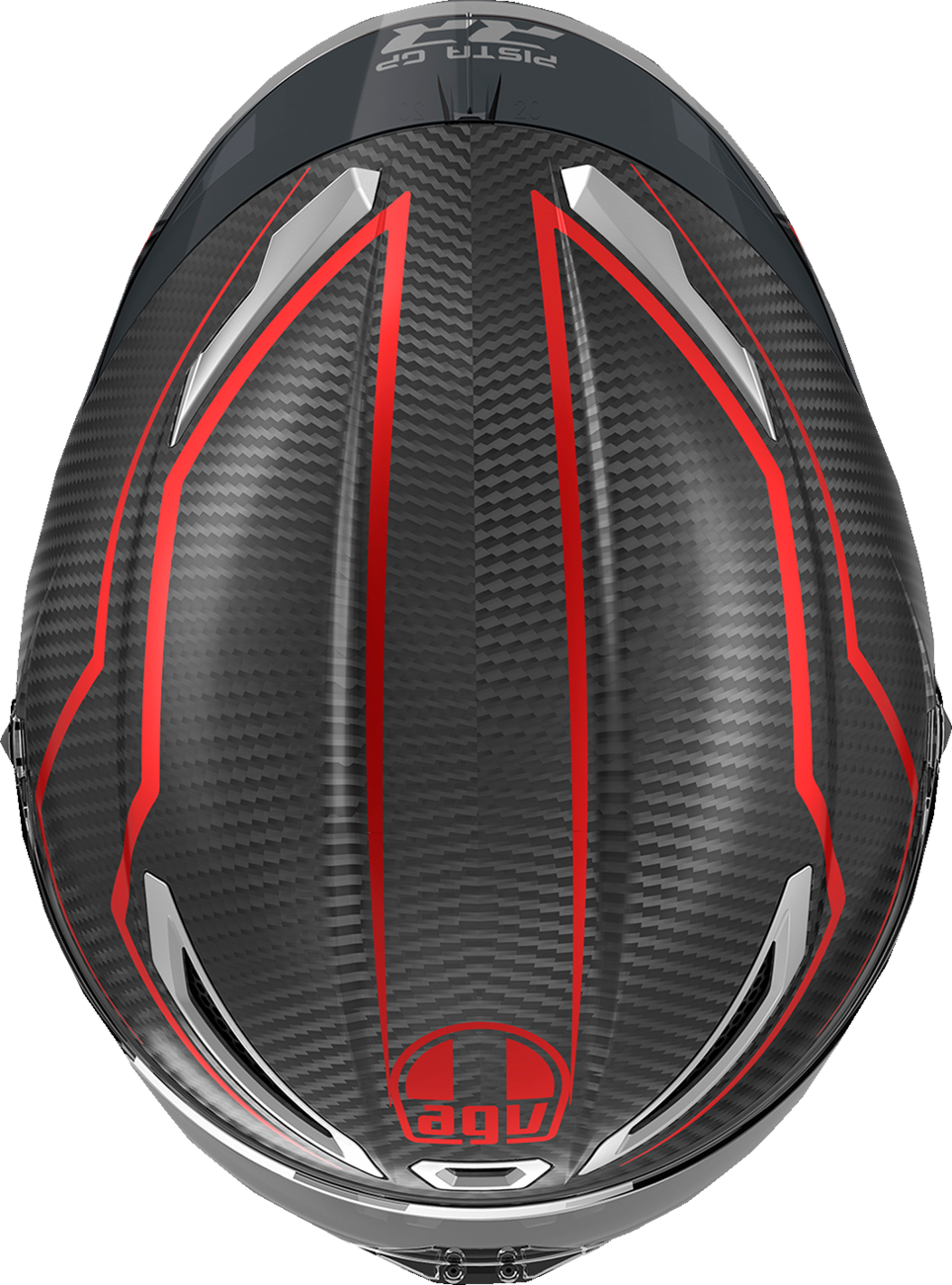 AGV Pista GP RR Helmet - Intrepido - Matte Carbon/Black/Red