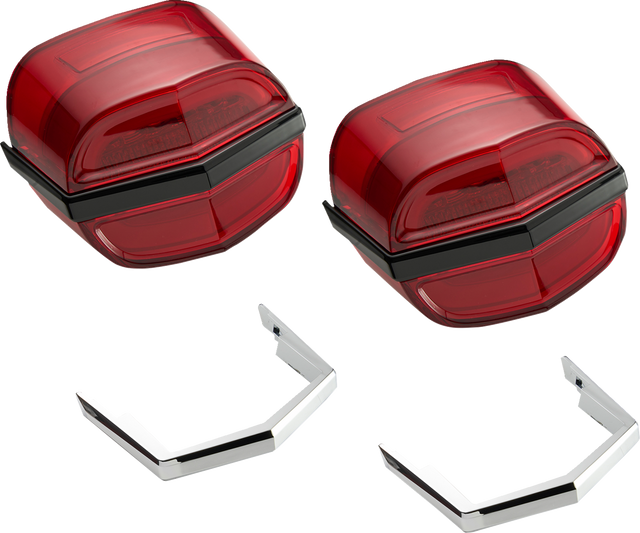 CIRO Taillights - Red Lens - Tri Glide 40931
