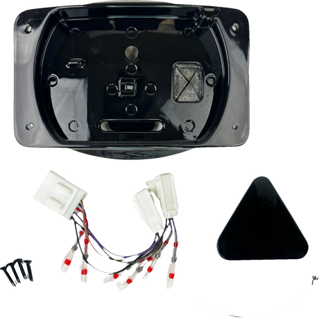 CUSTOM DYNAMICS Taillight Eliminator/License Plate Mount - Black CD-ELIM-TL-B