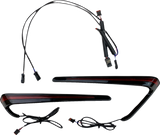 CUSTOM DYNAMICS Saddlebag Lights - LED - Red Lens CD-LRST-BAG-RB
