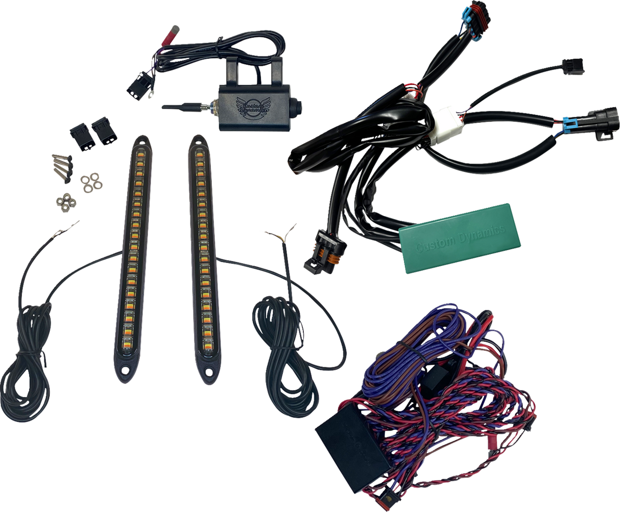 CUSTOM DYNAMICS Turn Signal Kit - Front/Rear - RZR Pro CD-SXS-RZRPRO