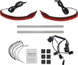 CUSTOM DYNAMICS Saddlebag Lights - Low Profile - Red Lens - Indian CD-IND-SPR-V2-R