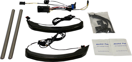 CUSTOM DYNAMICS Saddlebag Lights - Low Profile - Smoke Lens - Indian CD-IND-SPR-V2-S