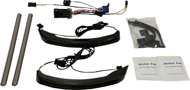 CUSTOM DYNAMICS Saddlebag Lights - Low Profile - Smoke Lens - Indian CD-IND-SPR-V2-S
