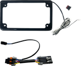 CUSTOM DYNAMICS Lighted License Plate Frame - Gloss Black - RZR CD-LPF-RZR3