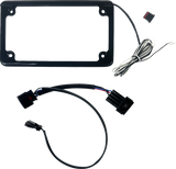 CUSTOM DYNAMICS Lighted License Plate Frame - Gloss Black - Talon CD-LPF-TAL22