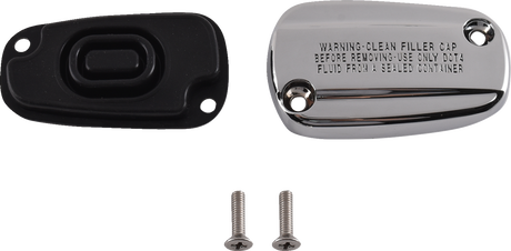 DRAG SPECIALTIES Rear Master Cylinder Cover - M8 Softail - Chrome 78700 - Cycle City Outdoors