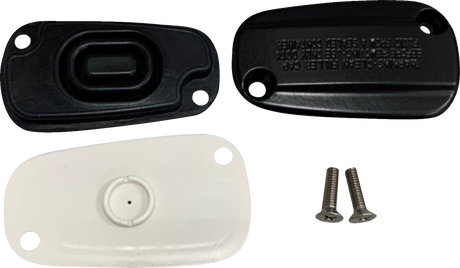DRAG SPECIALTIES Rear Master Cylinder Cover - M8 Softail - Black 78700B - Cycle City Outdoors