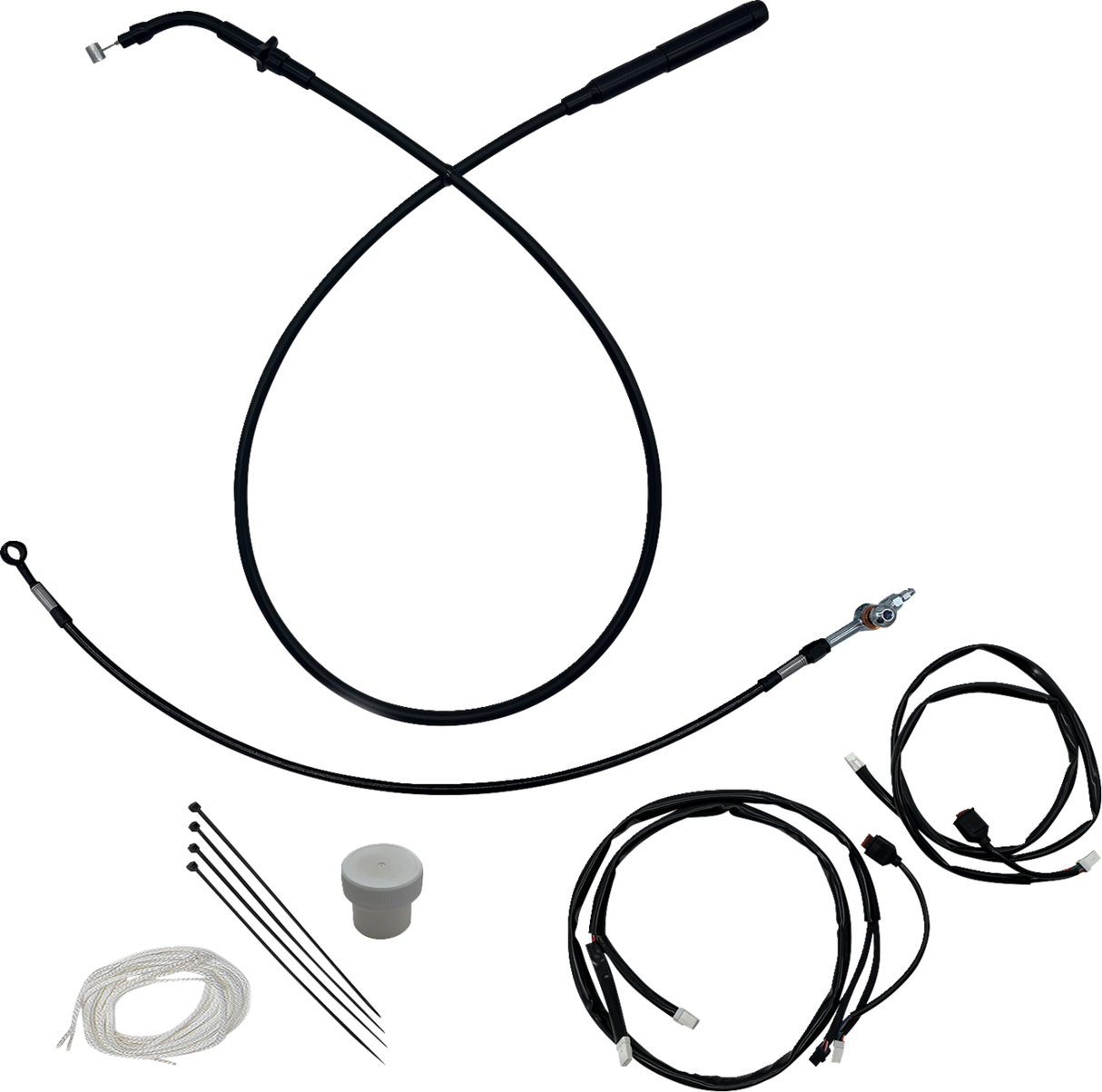 FAT BAGGERS INC. EZ Install Kit - +6" - FLHX/SE - Black 149014-B
