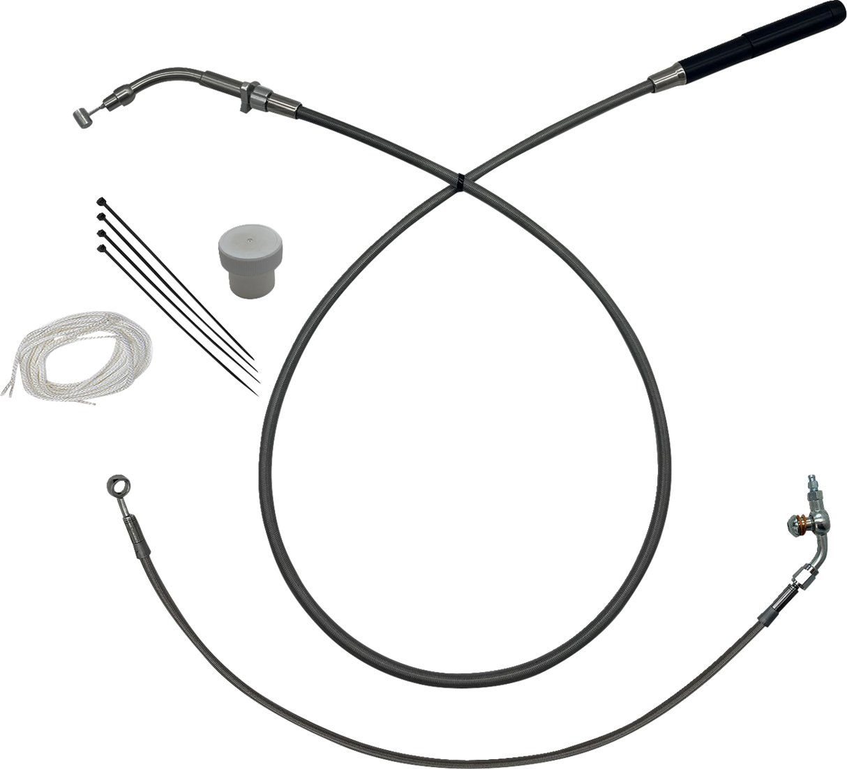 FAT BAGGERS INC. EZ Install Kit - +4" - FLTR/SE - Braided 149914