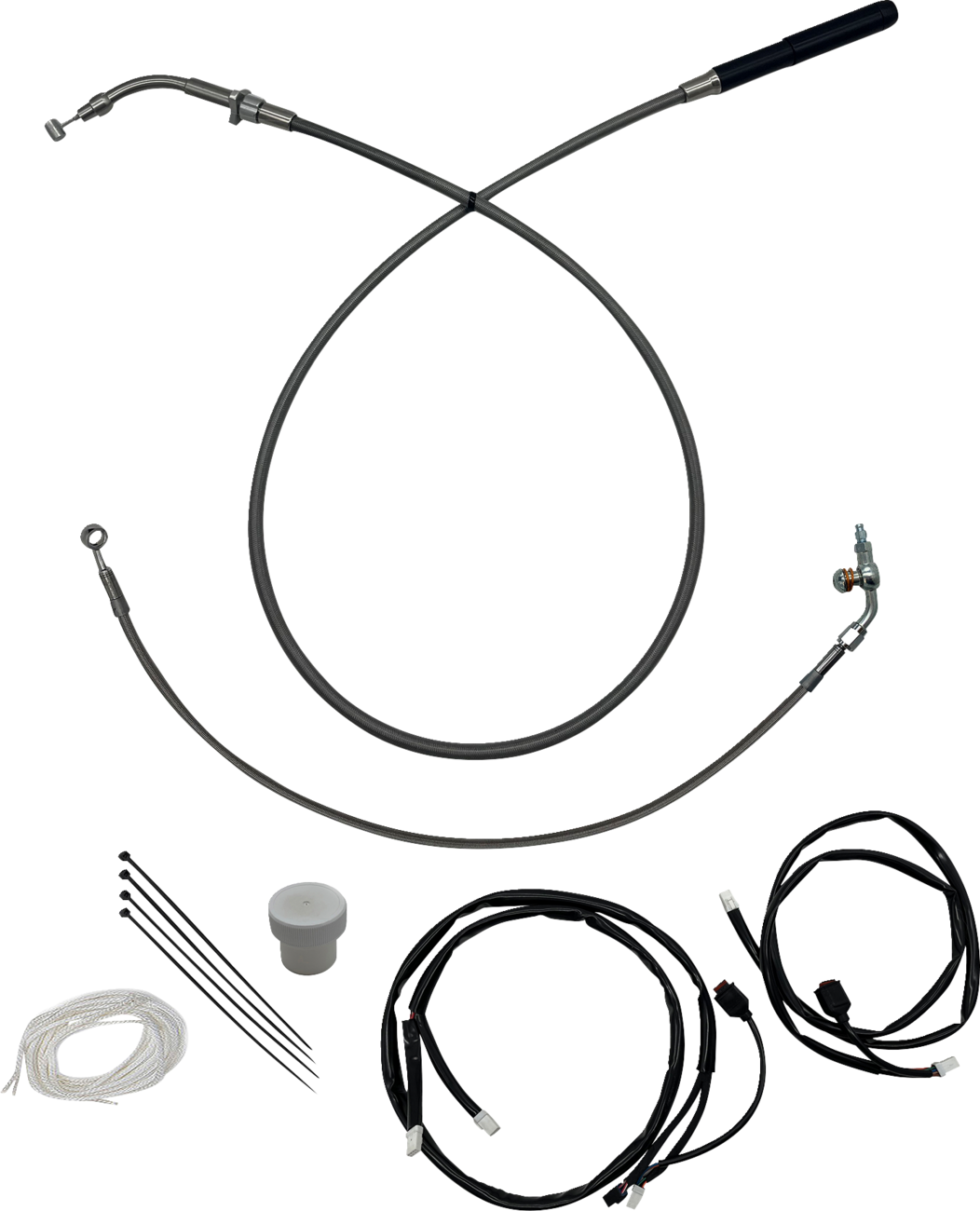 FAT BAGGERS INC. EZ Install Kit - +8" - FLTR/SE - Braided 149918
