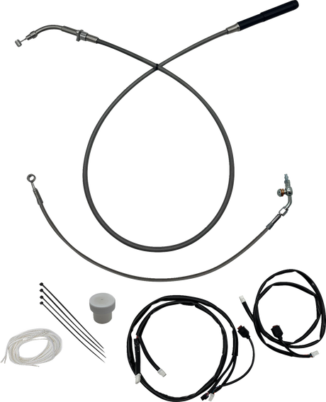 FAT BAGGERS INC. EZ Install Kit - +6" - FLTR/SE - Braided 149916