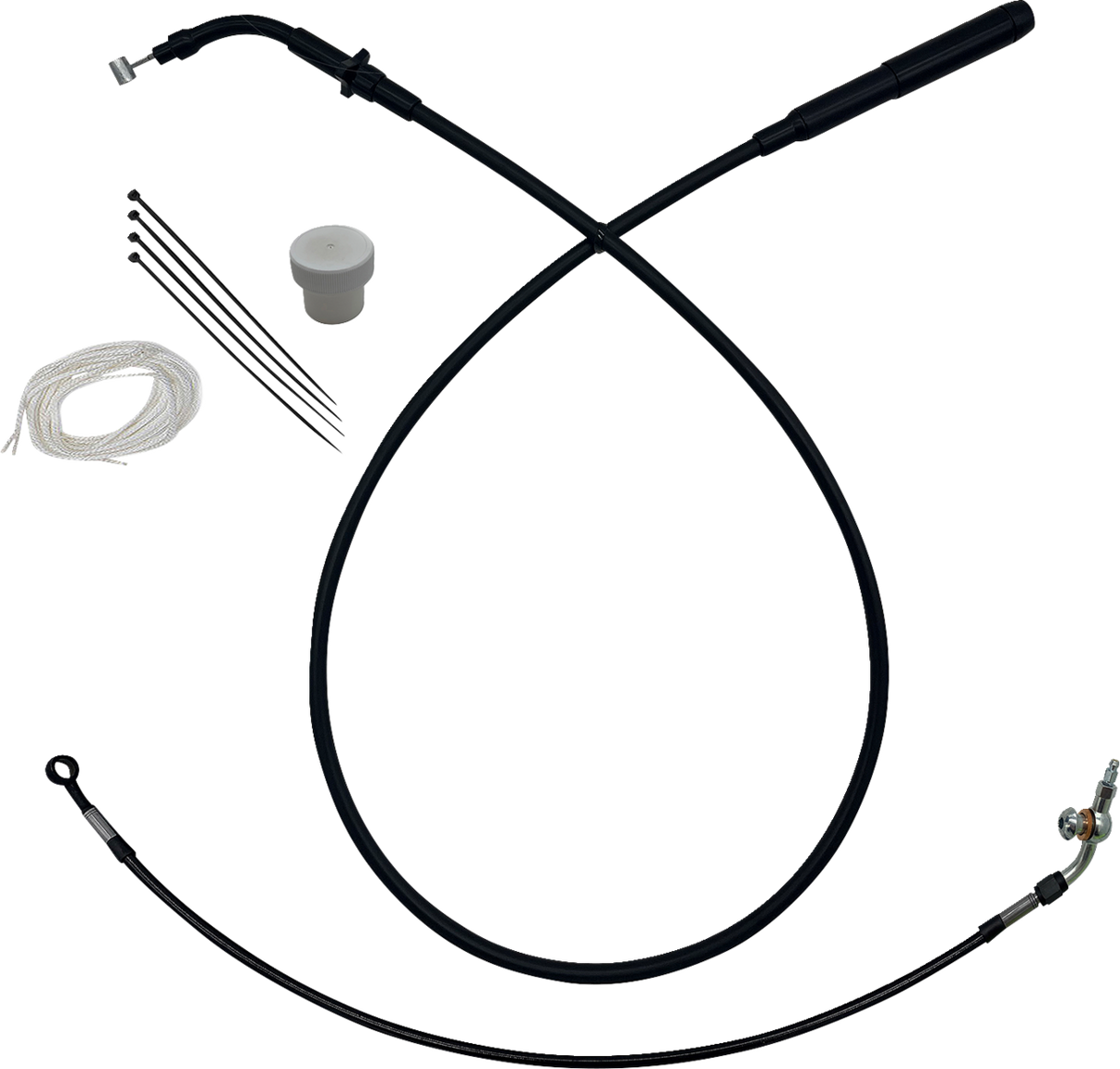 FAT BAGGERS INC. EZ Install Kit - +4" - FLTR/SE - Black 149914-B