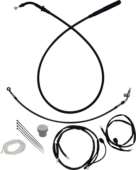 FAT BAGGERS INC. EZ Install Kit - +6" - FLTR/SE - Black 149916-B