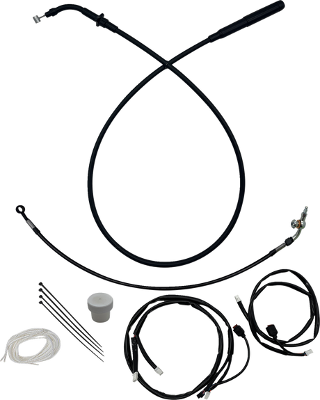 FAT BAGGERS INC. EZ Install Kit - +8" - FLTR/SE - Black 149918-B