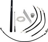 FAT BAGGERS INC. Handlebar Clutch Cable Extension - +6" - Black 139916-B