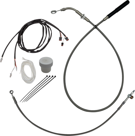 FAT BAGGERS INC. EZ Install Kit - +8" - FLHT, FLHX - Braided 119016