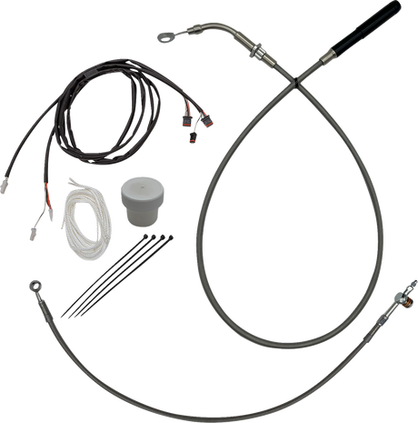 FAT BAGGERS INC. EZ Install Kit - +4" - FLHT, FLHX - Braided 119012