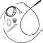 FAT BAGGERS INC. EZ Install Kit - +4" - FLHT, FLHX - Braided 119012