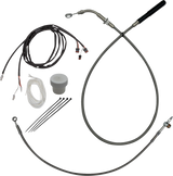 FAT BAGGERS INC. EZ Install Kit - +6" - FLHT, FLHX - Braided 119014
