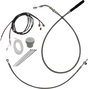 FAT BAGGERS INC. EZ Install Kit - +6" - FLHT, FLHX - Braided 119014