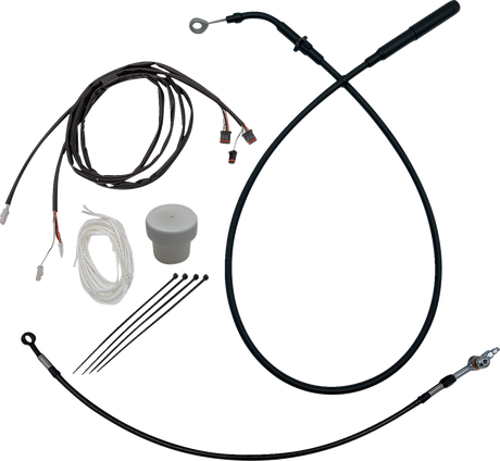 FAT BAGGERS INC. EZ Install Kit - +6" - FLHT, FLHX - Black 119014-B