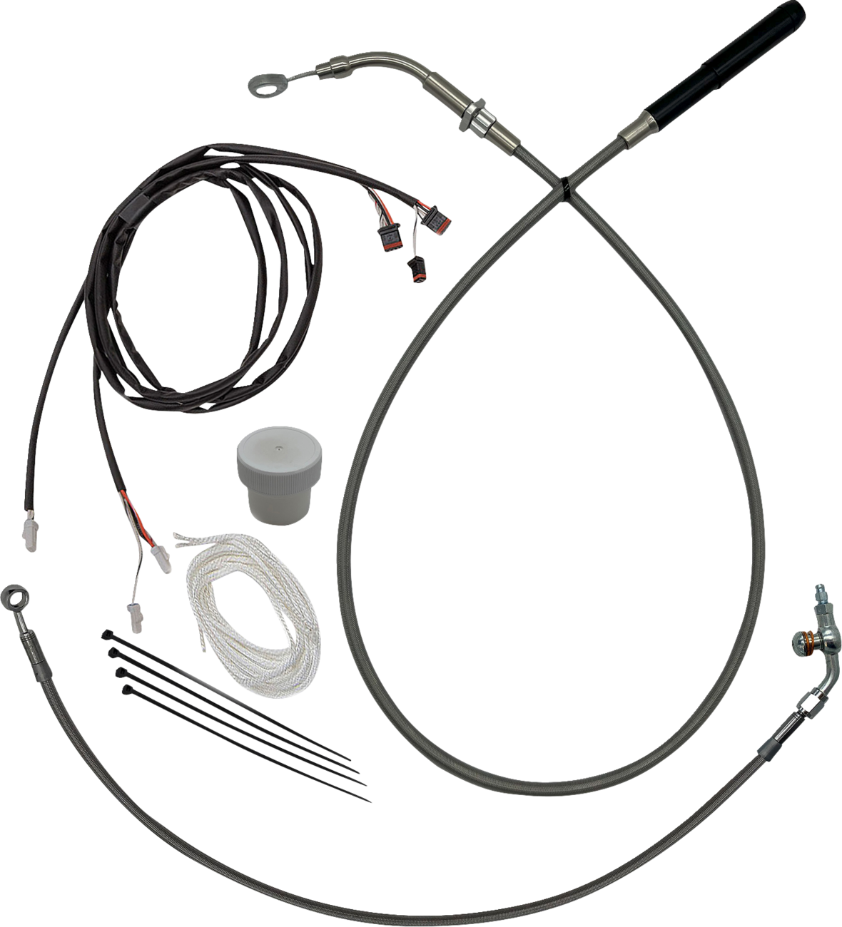 FAT BAGGERS INC. EZ Install Kit - +6" - '21-'23 FLTR - Braided 119916